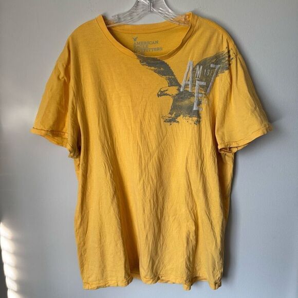American Eagle 100% Cotton Y2K Tee Embroidered - Picture 1 of 5
